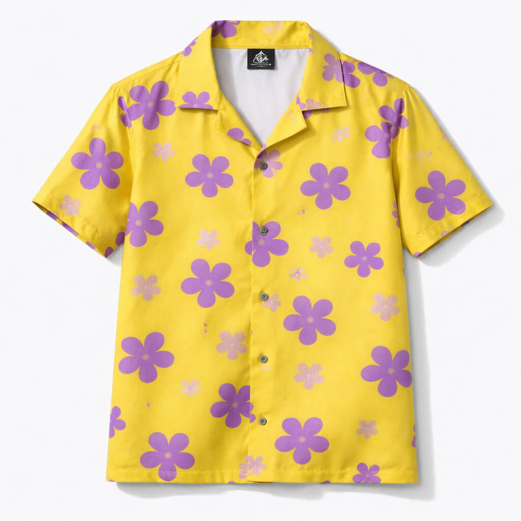 spongebob Hawaiian Camp Shirt