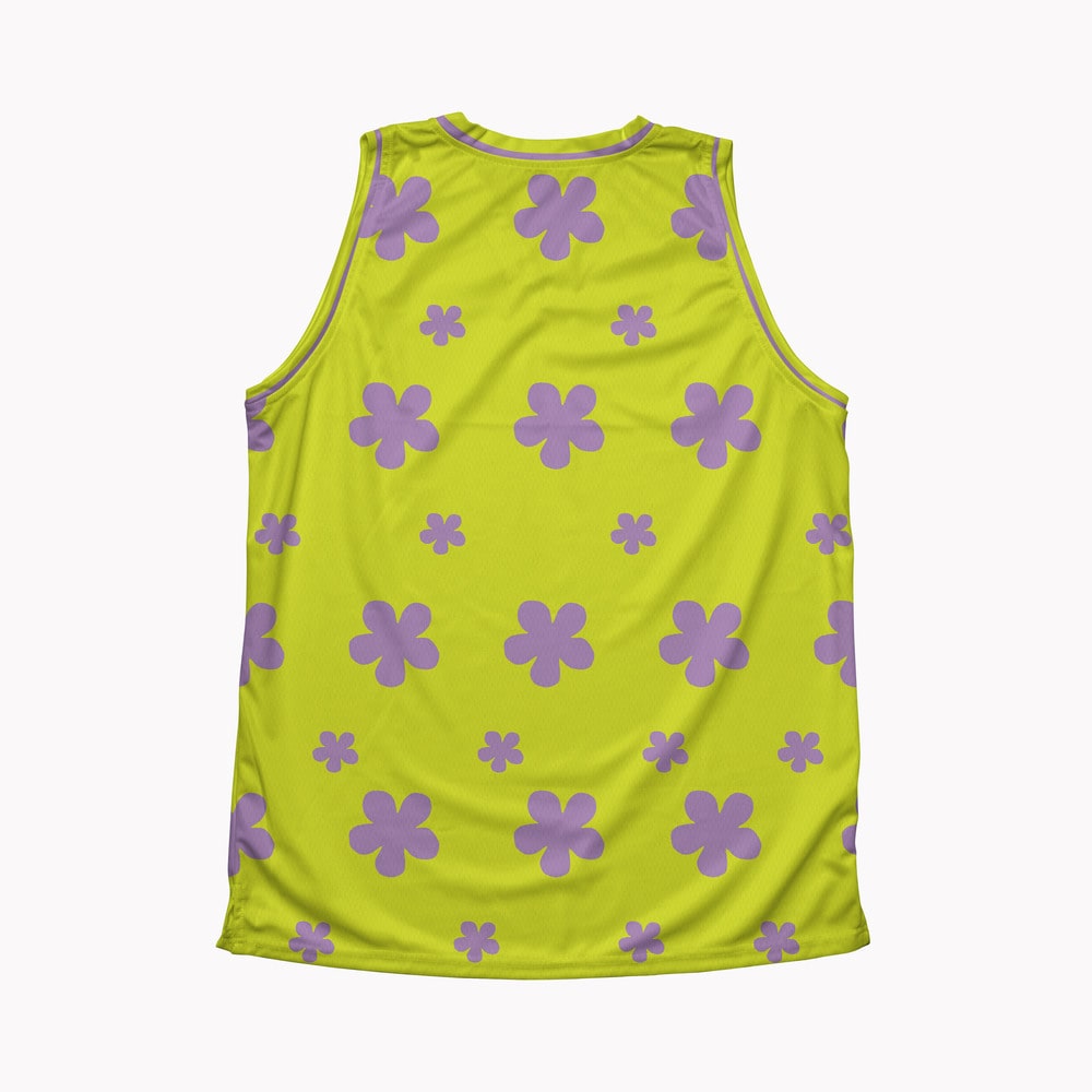 Spongebob Basket Ball Jersey Tank Top