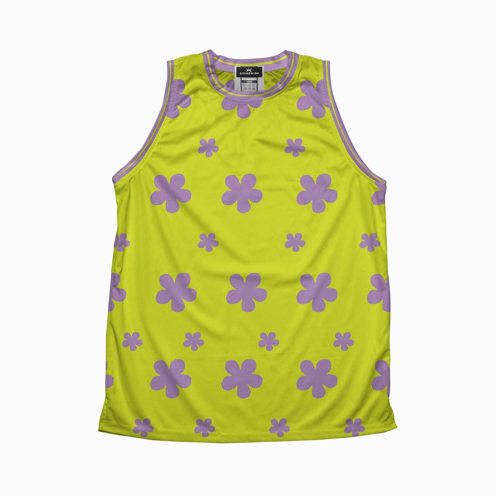 Spongebob Basket Ball Jersey Tank Top