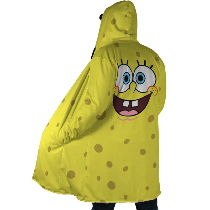 Spongebob AOP Hooded Dream Cloak Coat