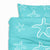 Star Fish Brshed Exquisite Microfiber Printed Comforter Set Bedding