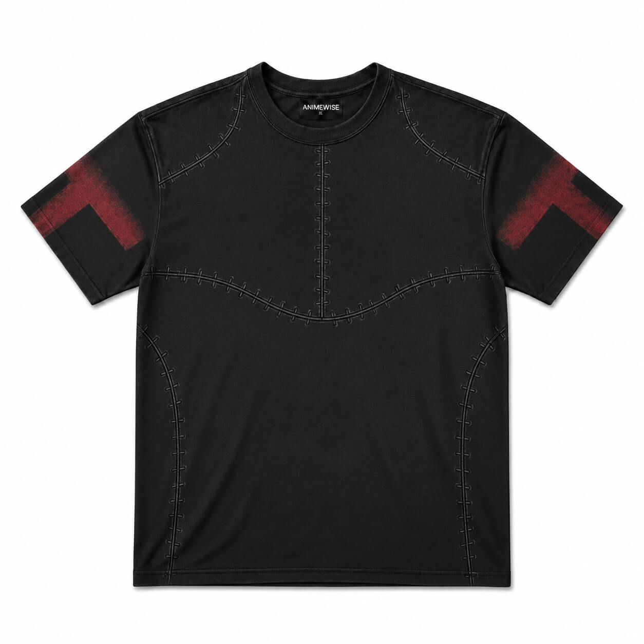 Stitched Phantom Graphic T-Shirt