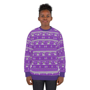 Straw Hat Christmas Ugly Sweater