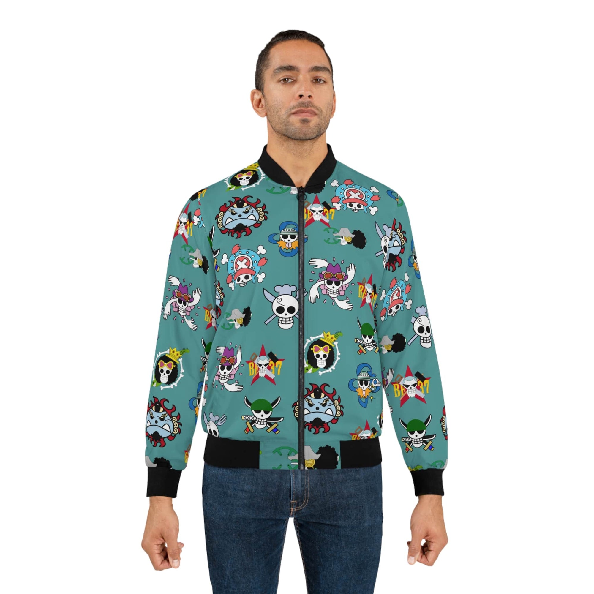 Straw Hat Jolly Roger Bomber Jacket