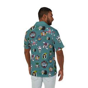 Straw Hat Crew Jolly Roger Hawaiian Camp Shirt