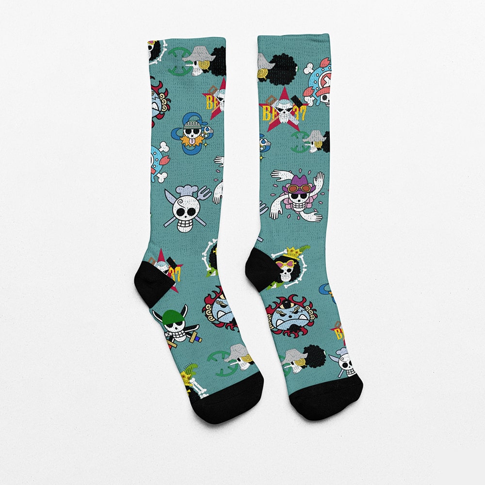 Straw Hat Pirates Jolly Roger Socks