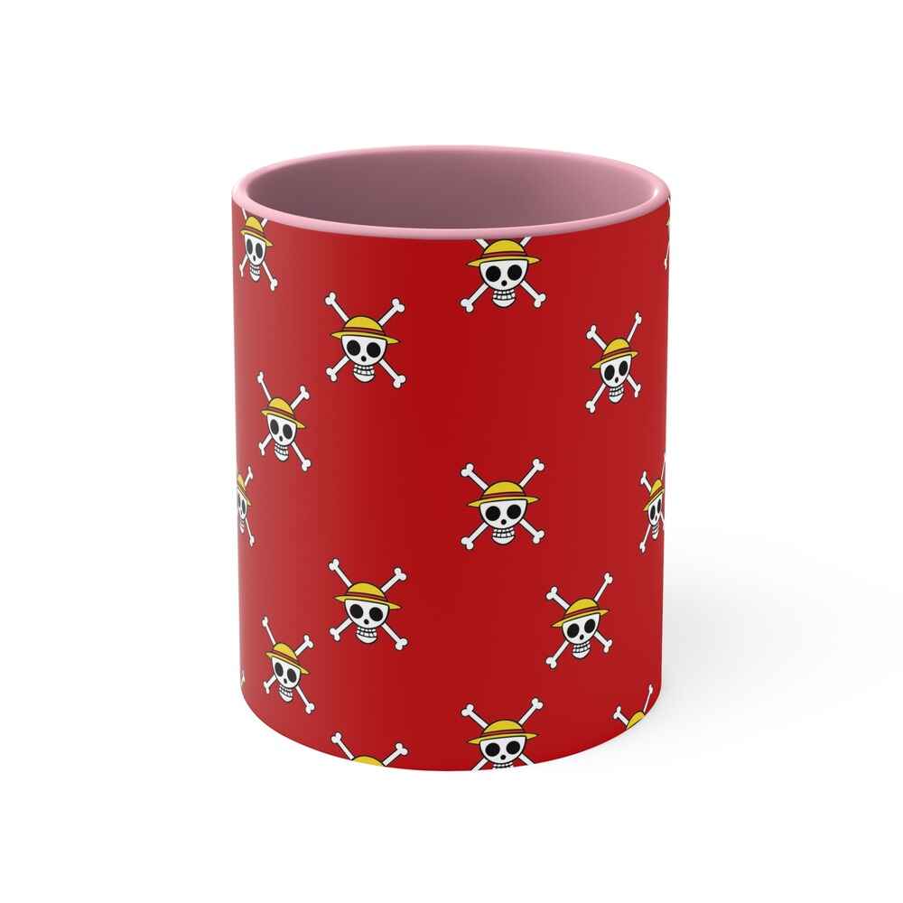 Straw Hat Jolly Roger Accent Coffee Mug