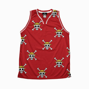 Straw Hat Jolly Roger Basketball Jersey