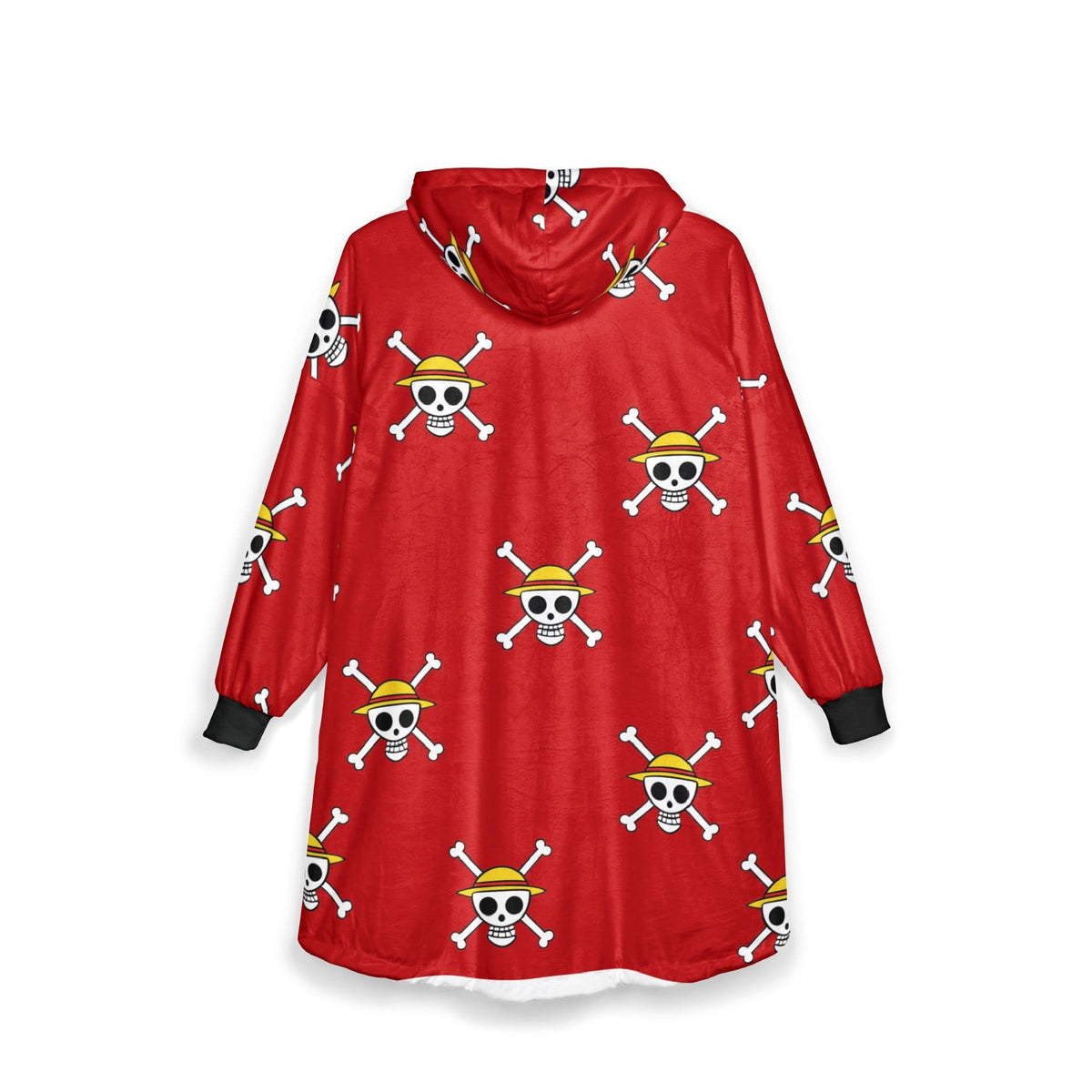 Jolly Roger Pattern OP Blanket Hoodie