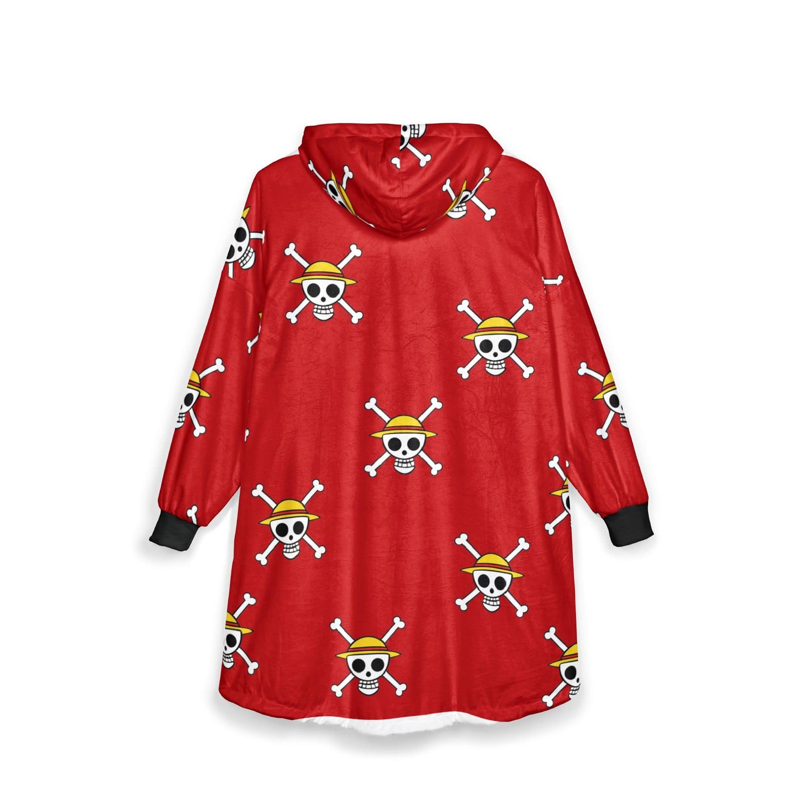 Jolly Roger Pattern OP Blanket Hoodie