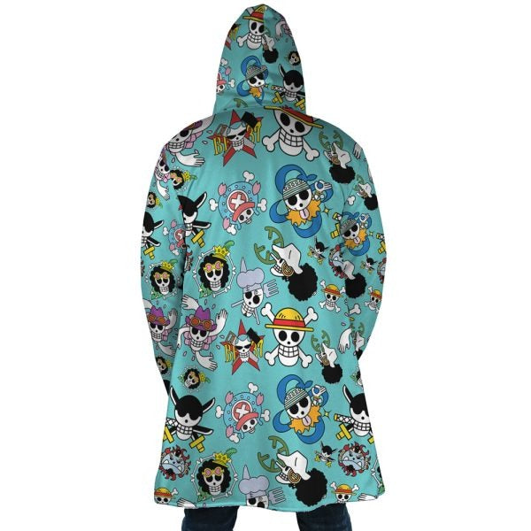 Jolly Roger AOP Hooded Coak Coat