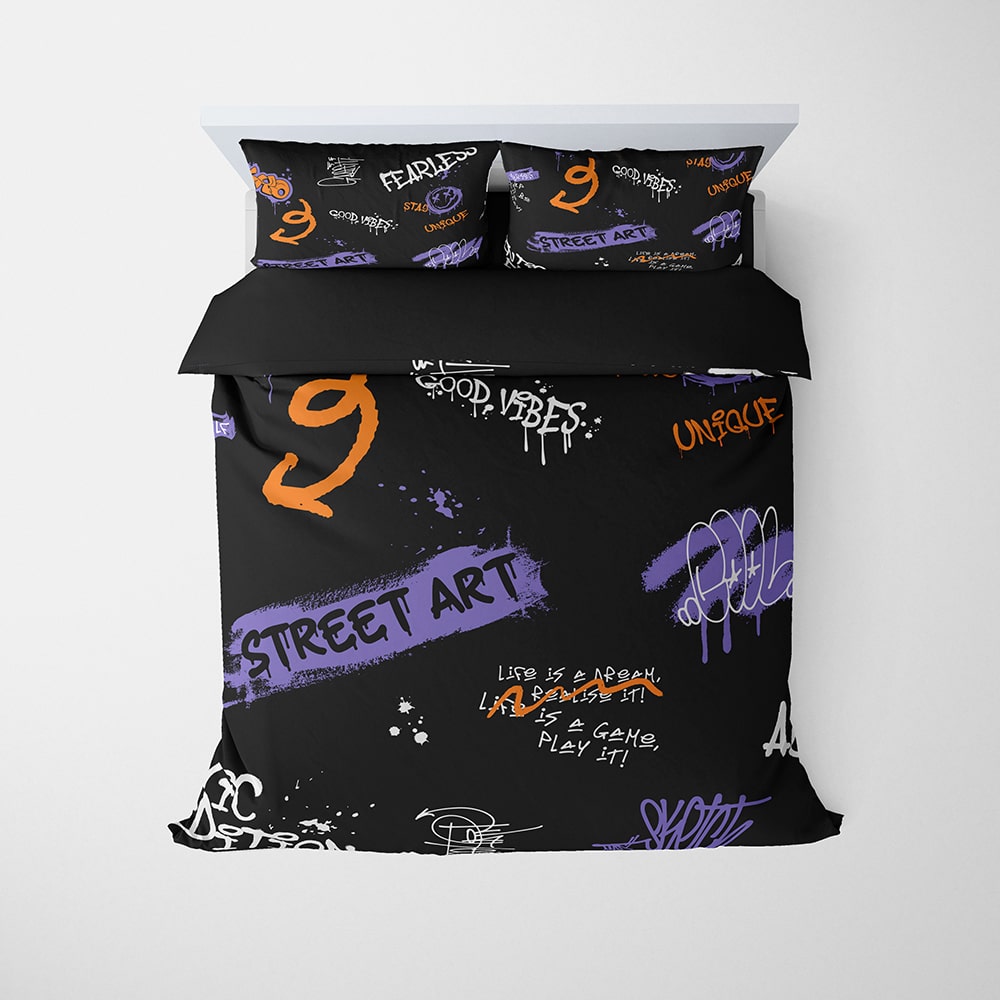 Street Art Urban Graffiti Comforter Bedding