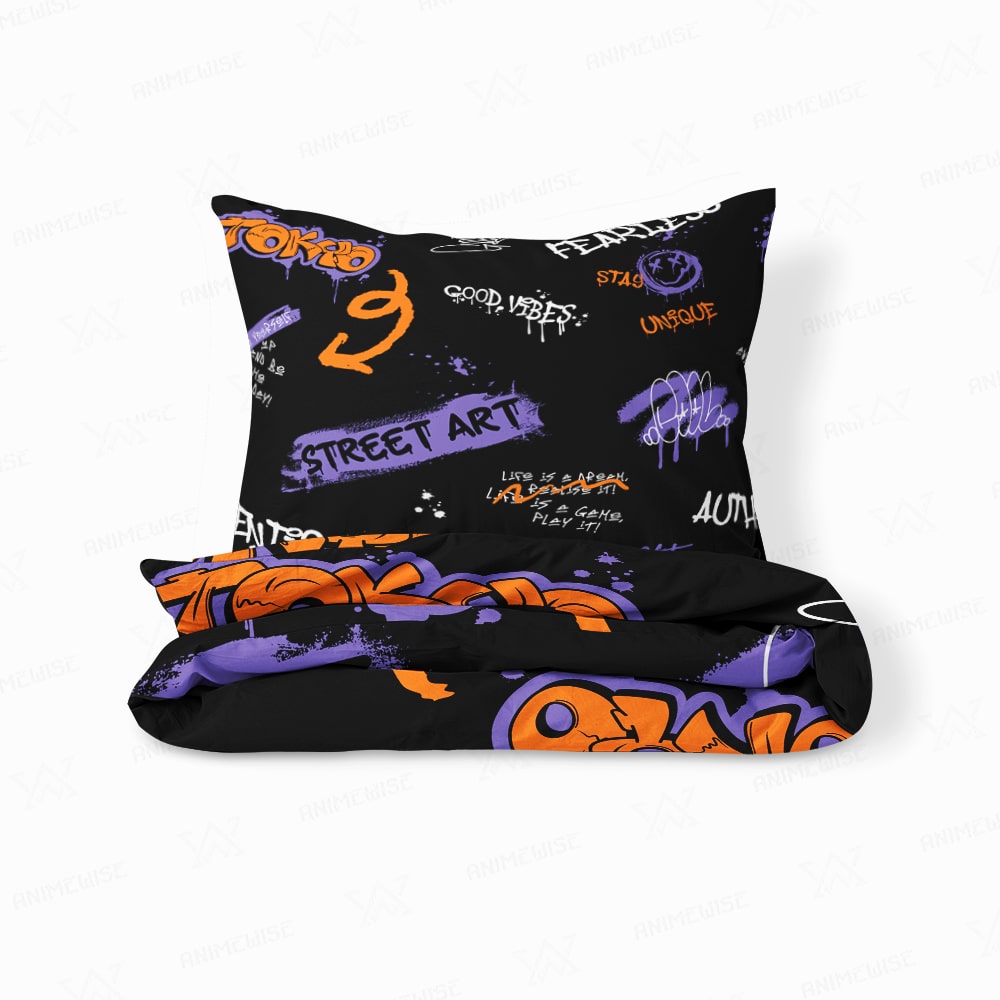 Street Art Urban Graffiti Comforter Bedding