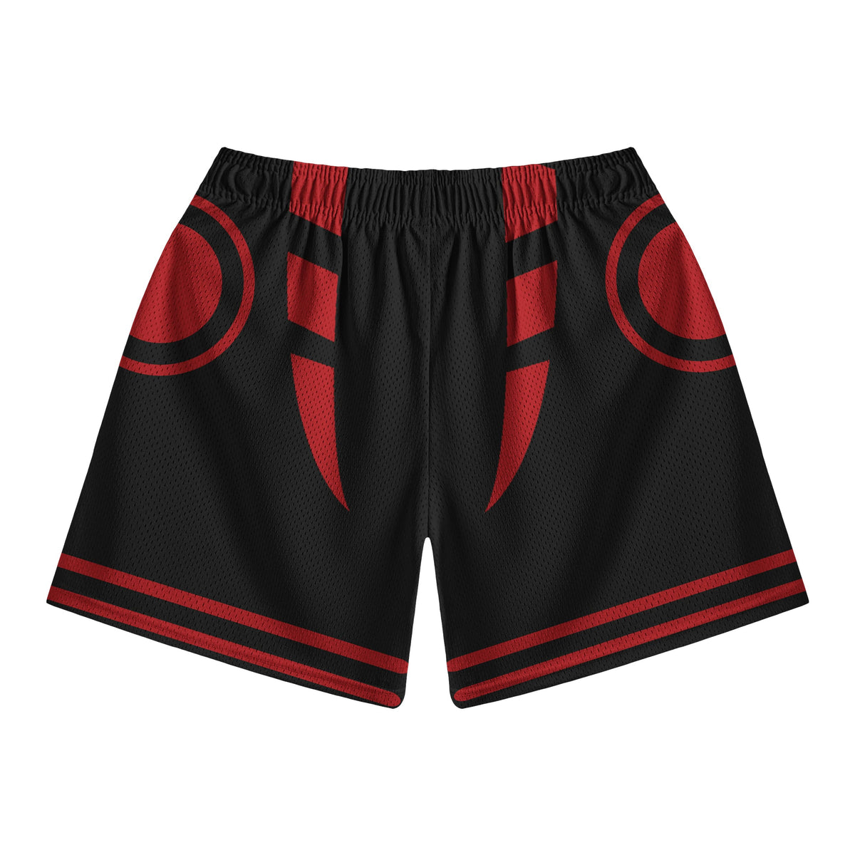 King of Curses Pattern Mesh shorts