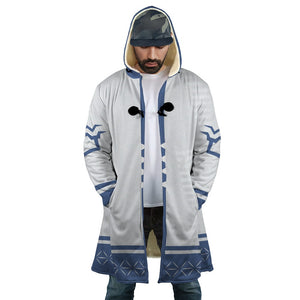 King of Curses Jujutsu K Hooded Cloak Fleece Coat