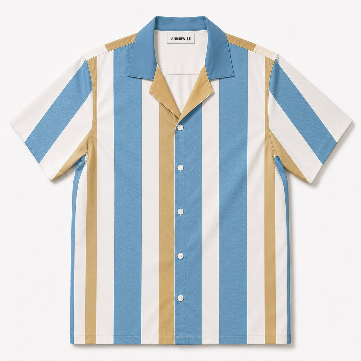 Summer Tide Graphic Button-Up Shirt