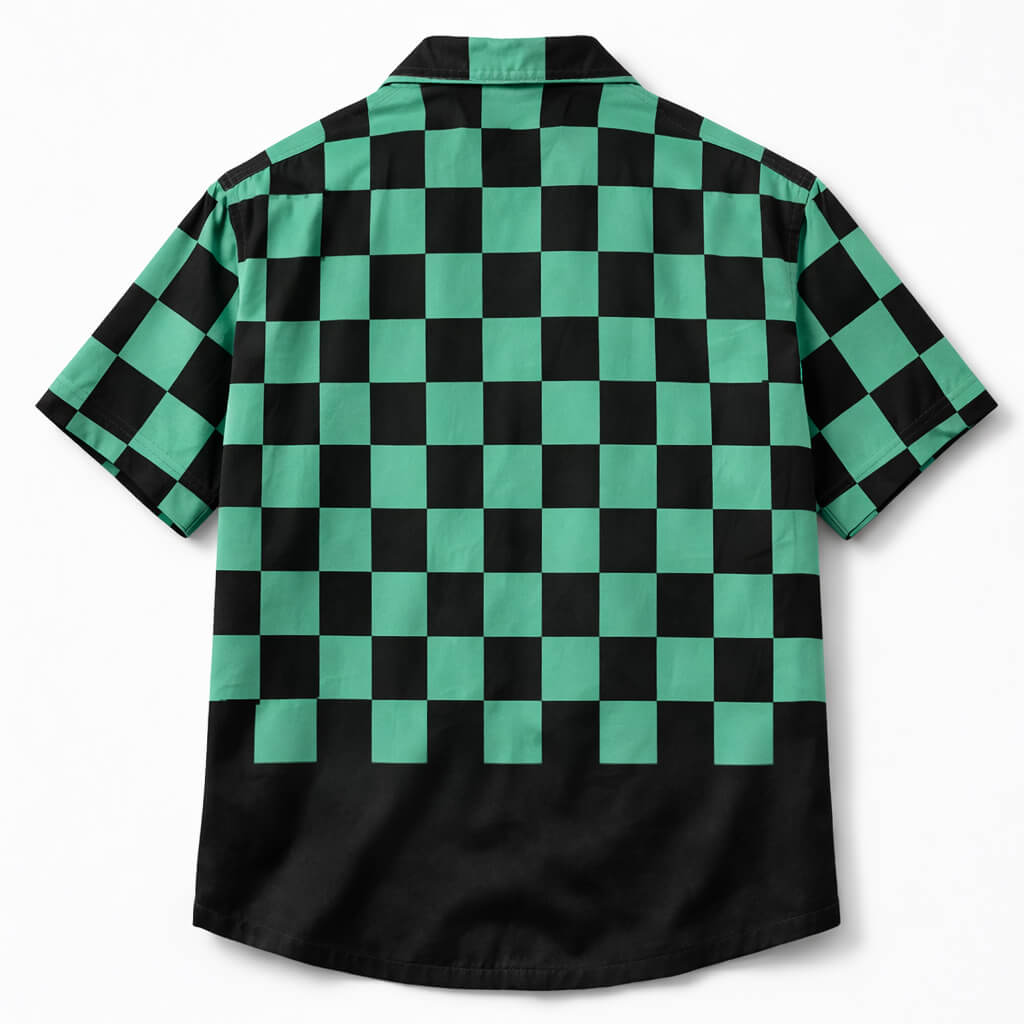 DS New Check Pattern Hawaiian Shirt