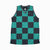 Demon Corp Classic Check Pattern Jersey Tank Top