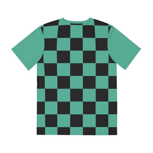 kimetsu Classic Green Check Demon Slaying Corp T-Shirt