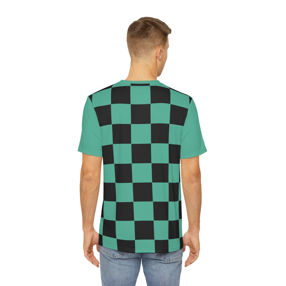 kimetsu Classic Green Check Demon Slaying Corp T-Shirt