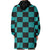 Demon Classic Check Pattern Oodie Blanket Hoodie