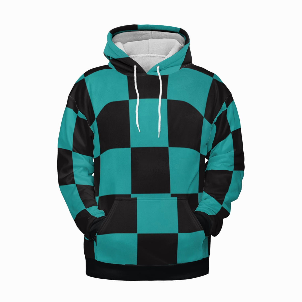 DS Classic Green Check Pullover Hoodie