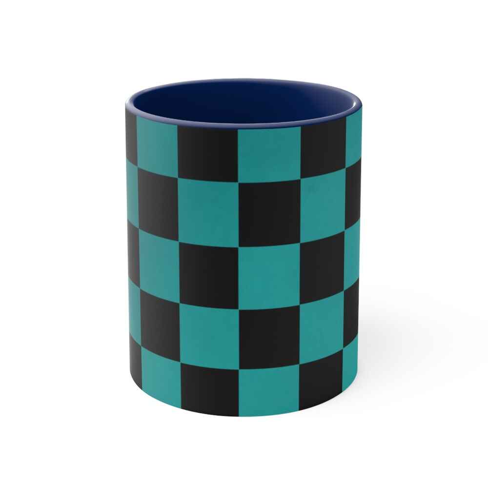 kimetsu Classic Green Check Accent Coffee Mug