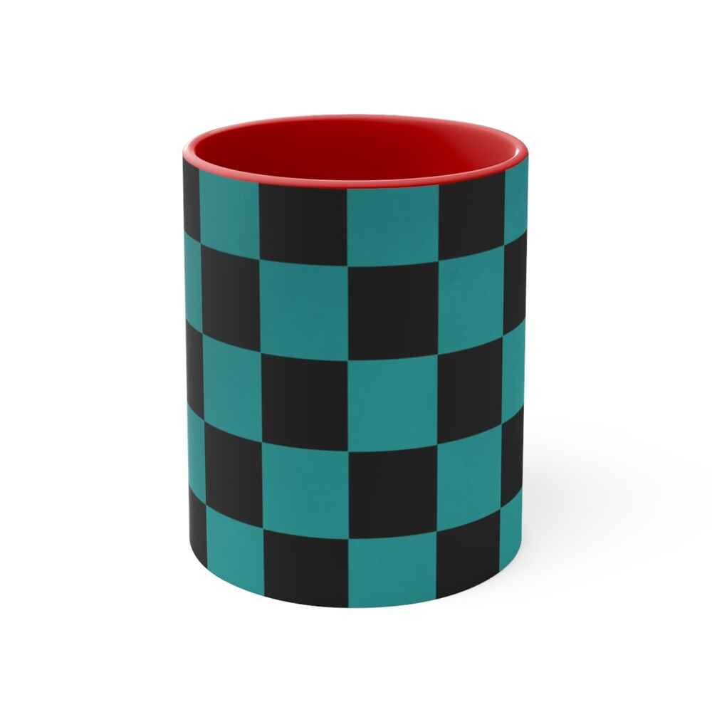 kimetsu Classic Green Check Accent Coffee Mug