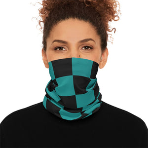 kimetsu na Classic Green Check Neck Gaiter