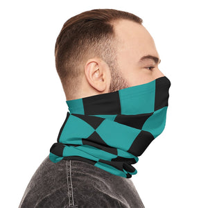 kimetsu na Classic Green Check Neck Gaiter