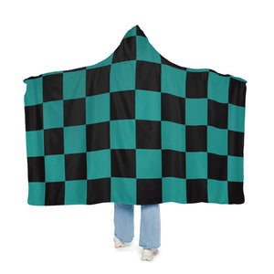 Demon Classic Check Pattern Snuggle Blanket