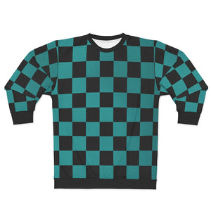 Kakushaku no Ko Check Pattern Sweatshirt