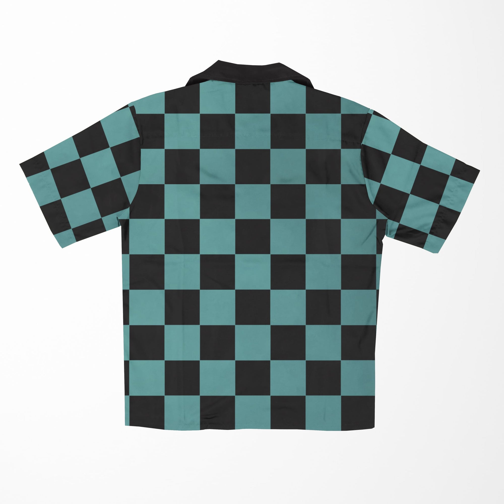 kimetsu na Classic Green Check Pattern Hawaiian Shirt