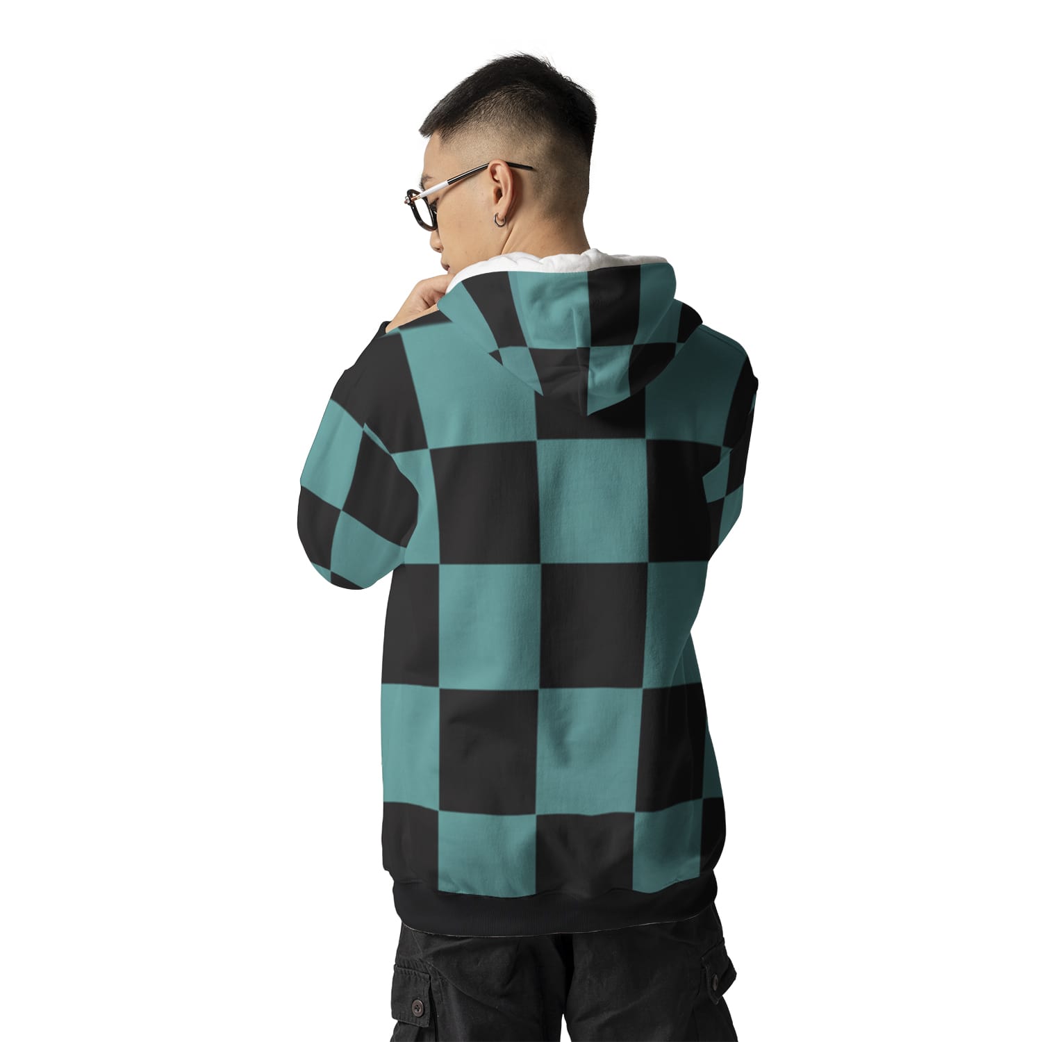 DS Classic Green Check Pullover Hoodie