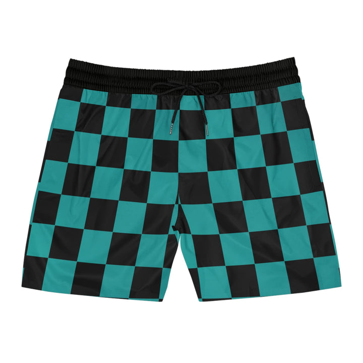 Board Shorts - Boxy Check Pattern