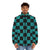 kimetsu na Classic Green Check Puffer Jacket