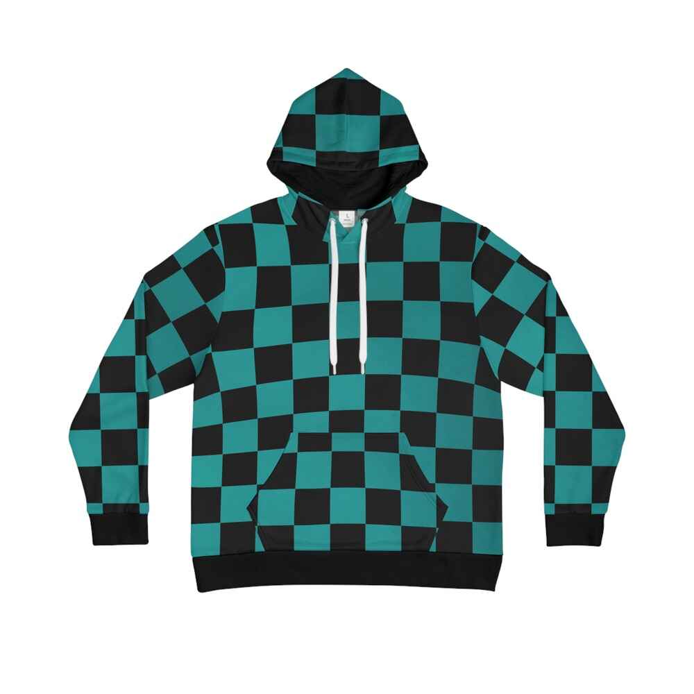 Kakushaku no Ko Check Pattern Pullover Hoodie