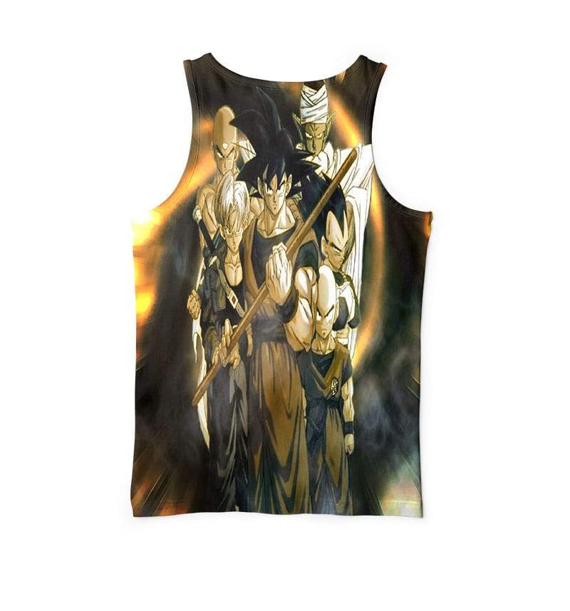 Team Goku Ready To Fight Dragon Ball Tank Top
