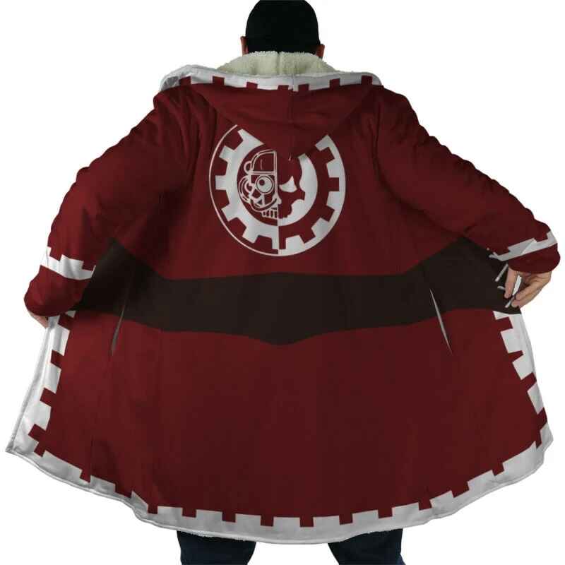 Tech Priest Hooded Cloak Coat