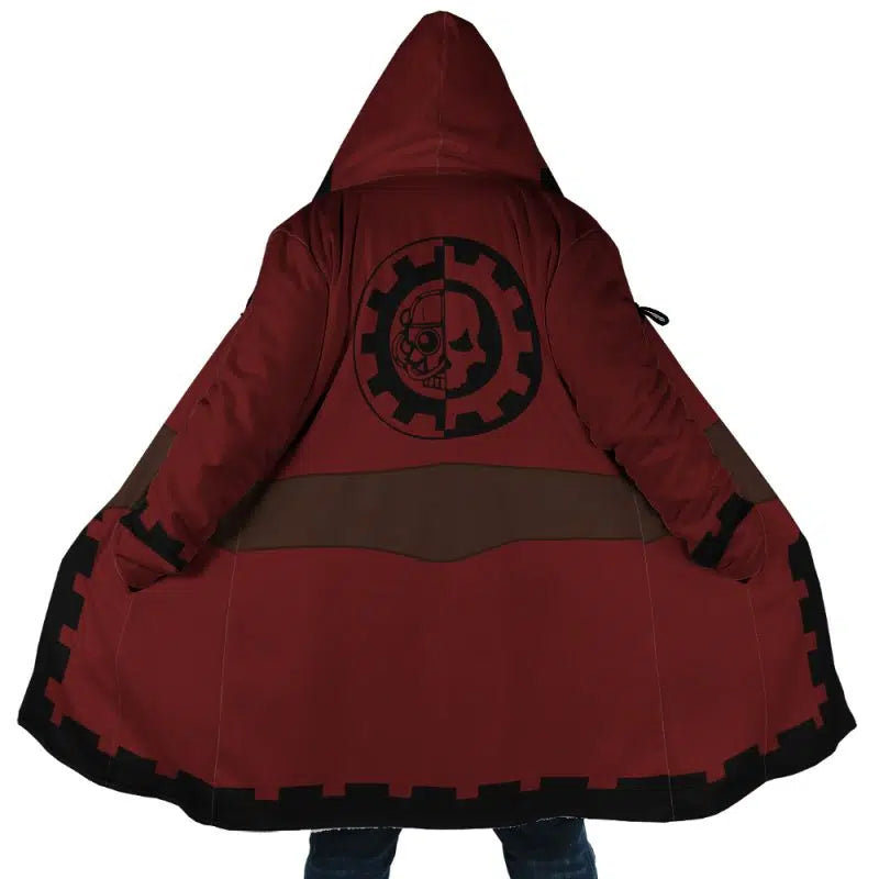 Tech Priest Hooded Cloak Coat