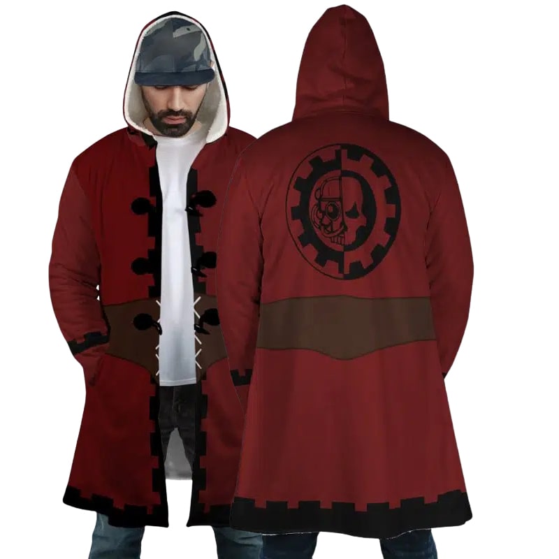 Tech Priest Hooded Cloak Coat
