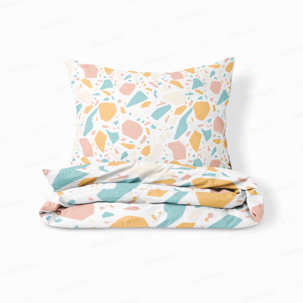 Terrazzo Multi Colored Alternative Blend Comforter Set Bedding