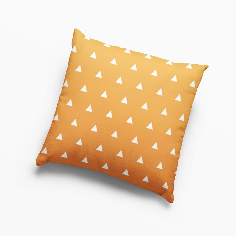 Thunder Breath Pattern Throw Pillow