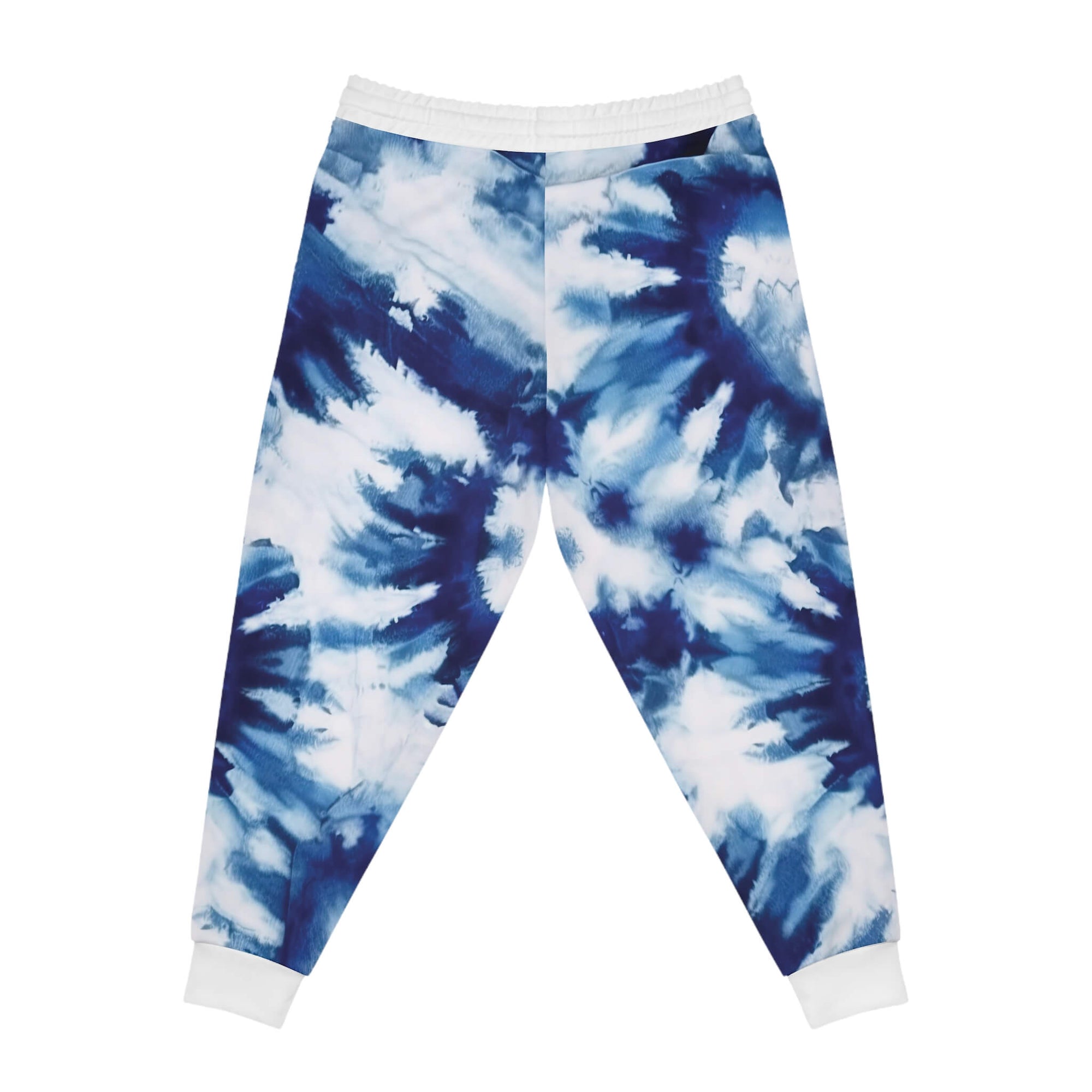 Tie-Dye Blue Color Splatter Sweatpants Joggers