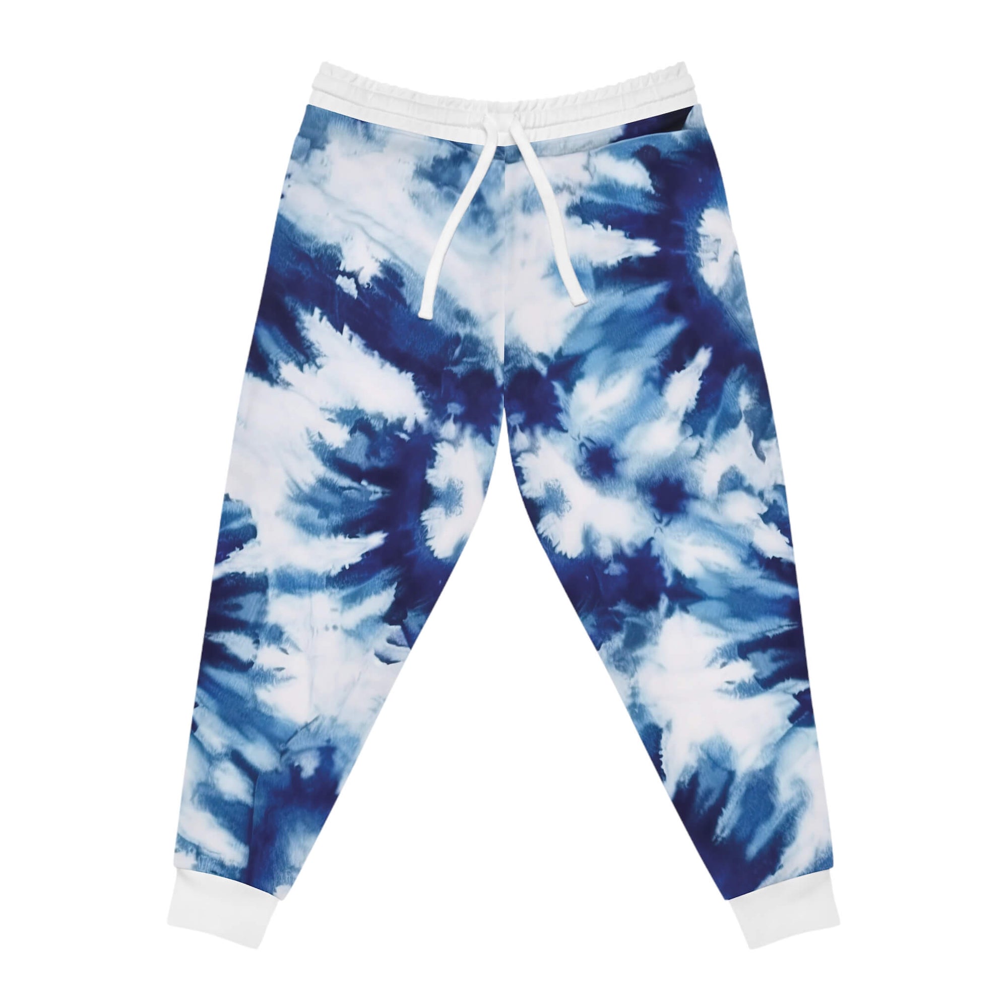 Tie-Dye Blue Color Splatter Sweatpants Joggers