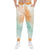 Tie-Dye Peach Green  All Over Brushed Sweat Pants Joggers