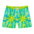 Tie Dye Abstract Pattern Swim Shorts