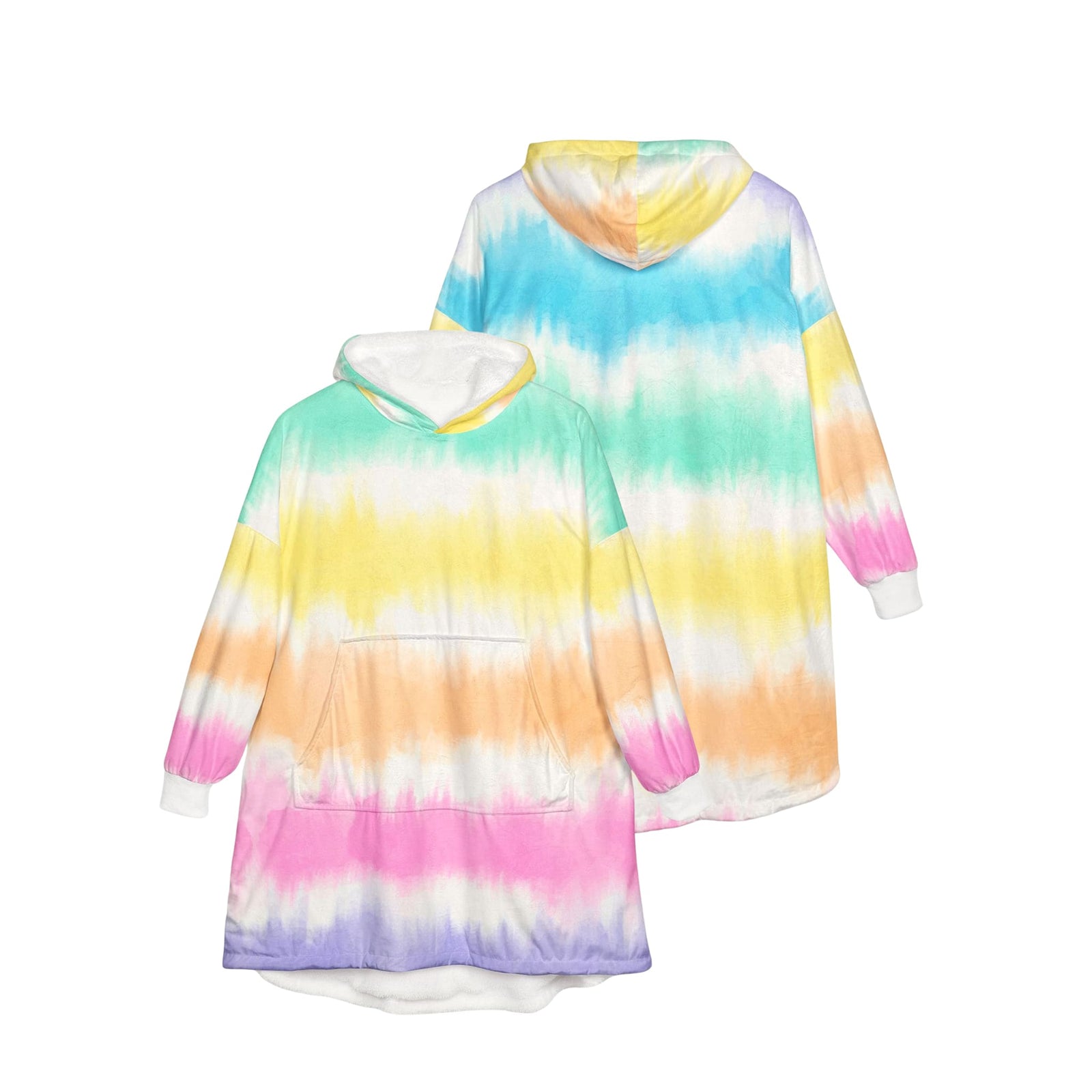 Tie Dye Oversized Blanket Hoodie