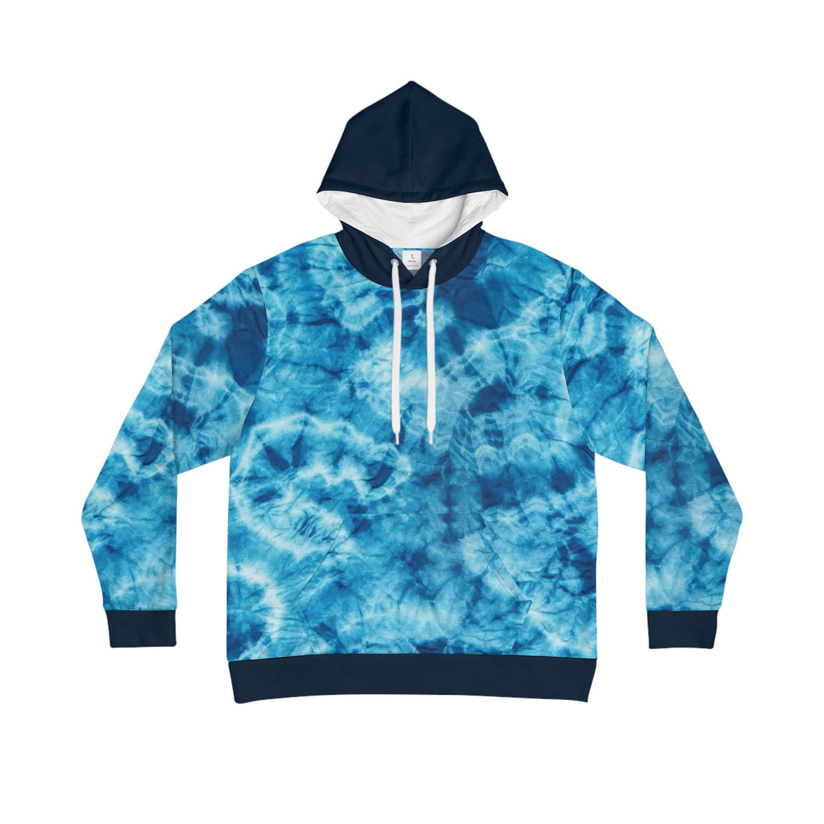 Tie Dye Blues Pullover Hoodie