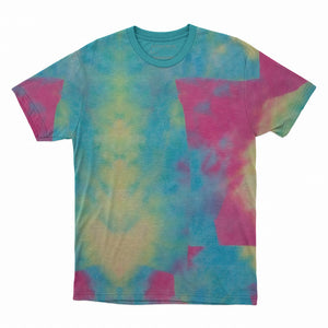 Color Fusion Tie  Dye Pattern T-Shirt